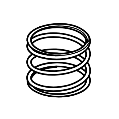 Compression spring suitable for STIHL FSA 65/85 trimmers, compatible with AutoCut C 4-2 and C 5-2 parts.