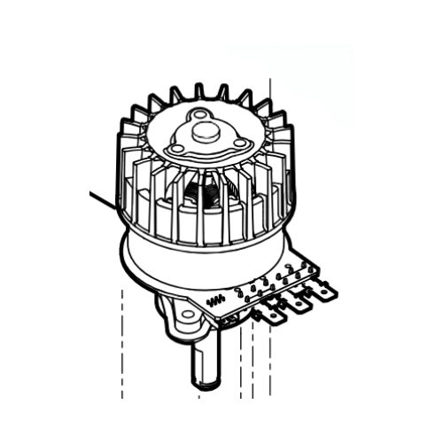 Electric motor for STIHL MSA160C-B, RMA410C chainsaws, OEM part for replacement and service kits.