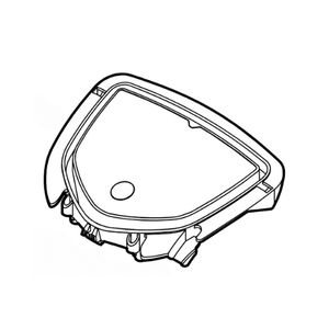 Illustration of an electronic module cover for STIHL RMI robotic mowers, OEM No. 6309 430 1461.