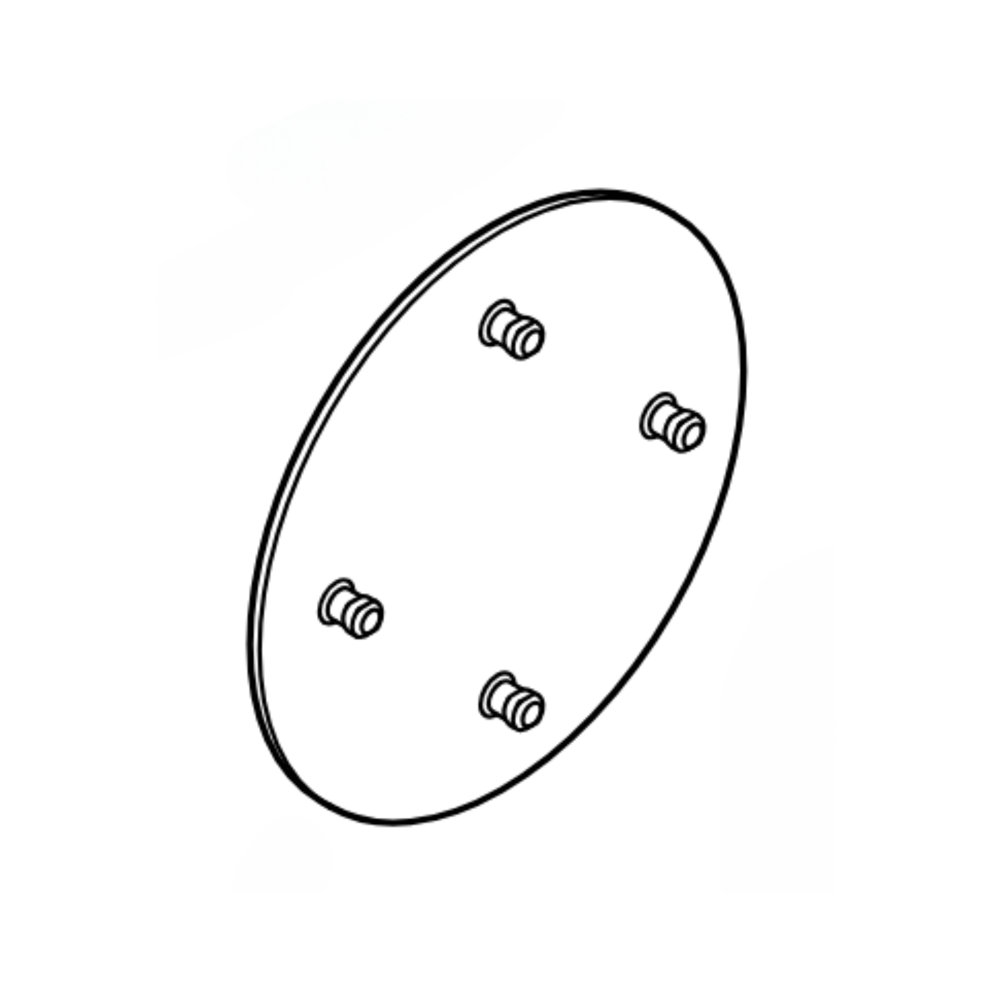 FS410C Model Plate for STIHL chainsaws, compatible with STIHL genuine parts and service kits.