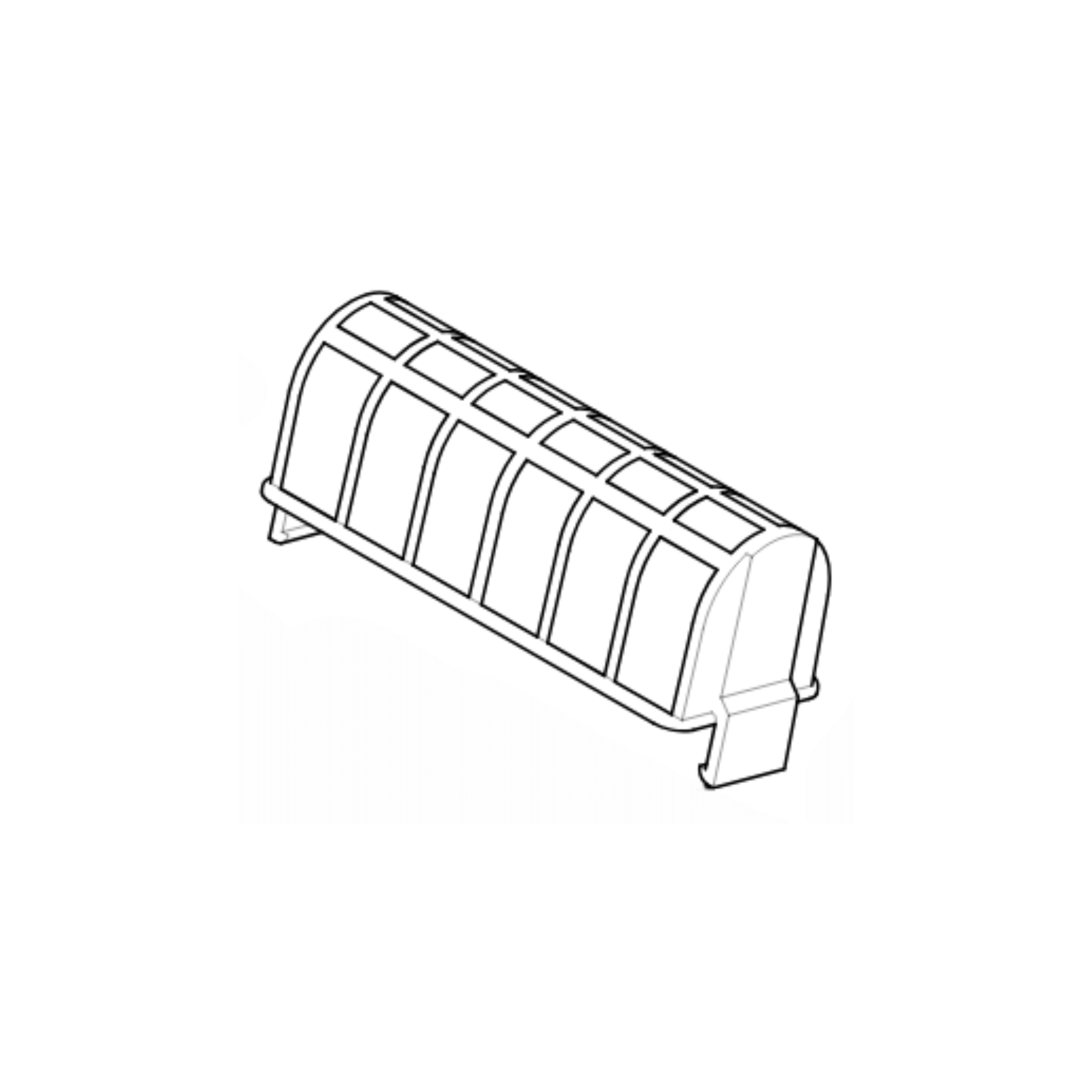 Air filter for STIHL MS210, MS230, MS250 chainsaw, compatible with STIHL genuine parts and service kits.