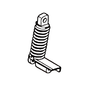 Tension spring for STIHL MS241C chainsaws, compatible with various STIHL models, genuine replacement part.