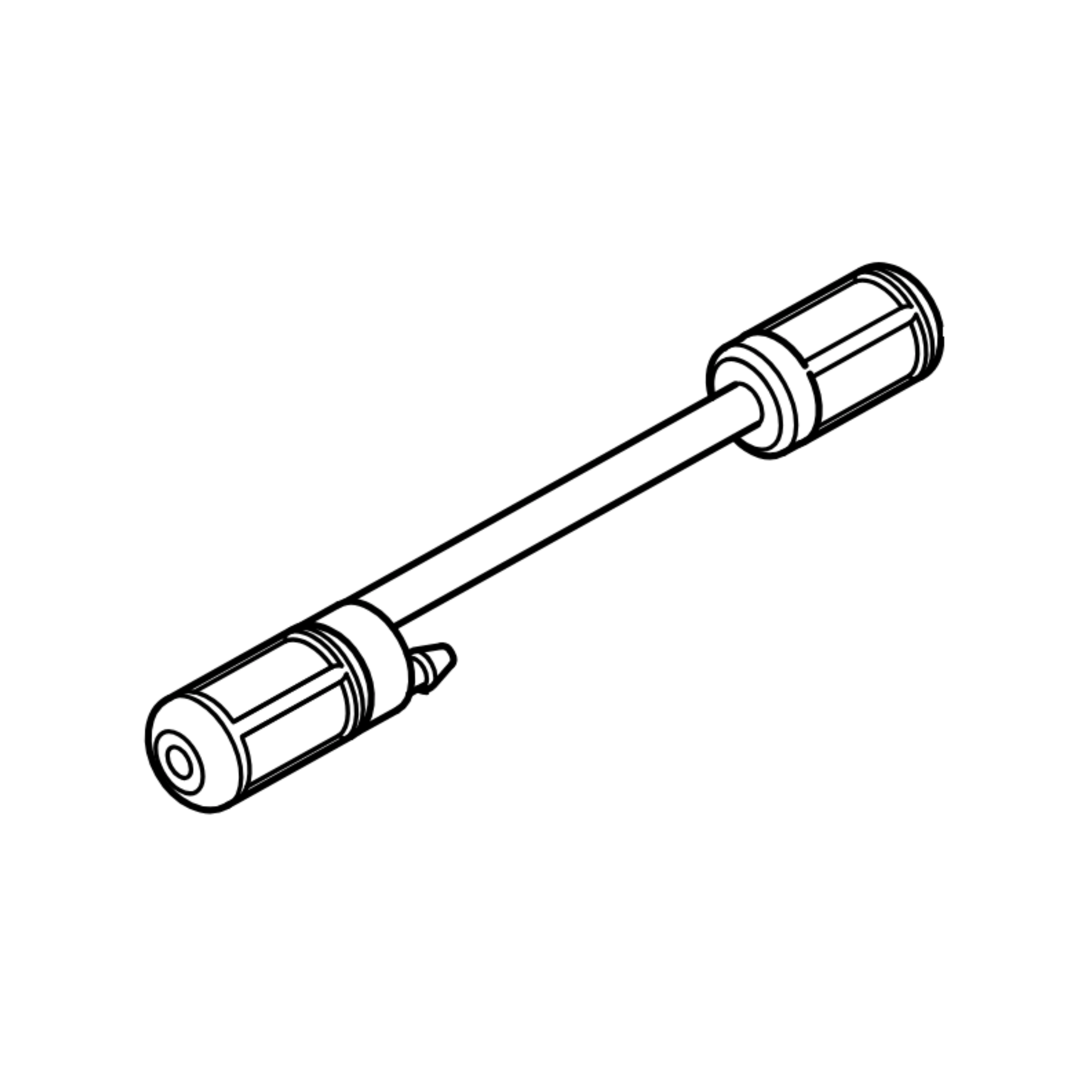 STIHL genuine part, pickup filter for FS 23 C-E, FS 24 C-E brush cutters, essential for optimal fuel system performance.