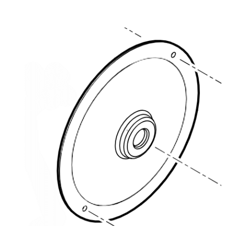 Diagram of a replacement cover for STIHL RM 4.0 RTP lawn mower, compatible with various STIHL models.