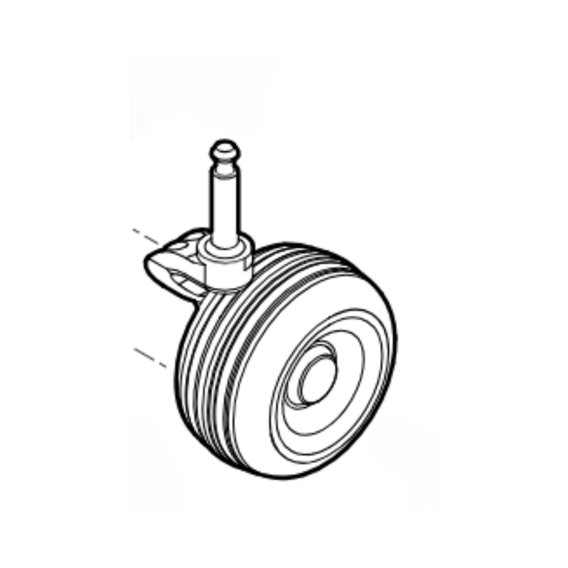 Wheel for Stihl RMI 632.0 PC robotic mower, compatible with multiple models. Genuine STIHL replacement part.