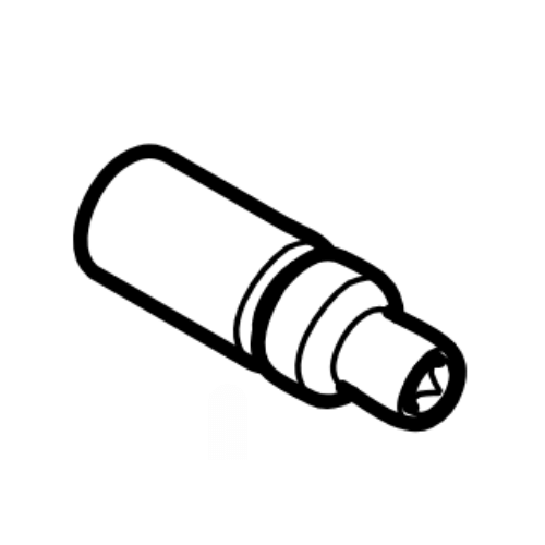 Diagram of a STIHL replacement tool part for battery pole pruners, suitable for model HTA 135 and HTA 160.