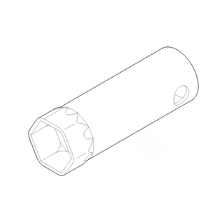 Spark plug wrench for Stihl lawn mowers, designed for easy maintenance and replacement of spark plugs.
