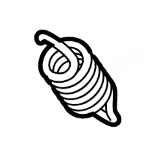 Genuine STIHL clutch spring for MS170, MS180, MS200T, MS210, MS230, MS250 chainsaws.