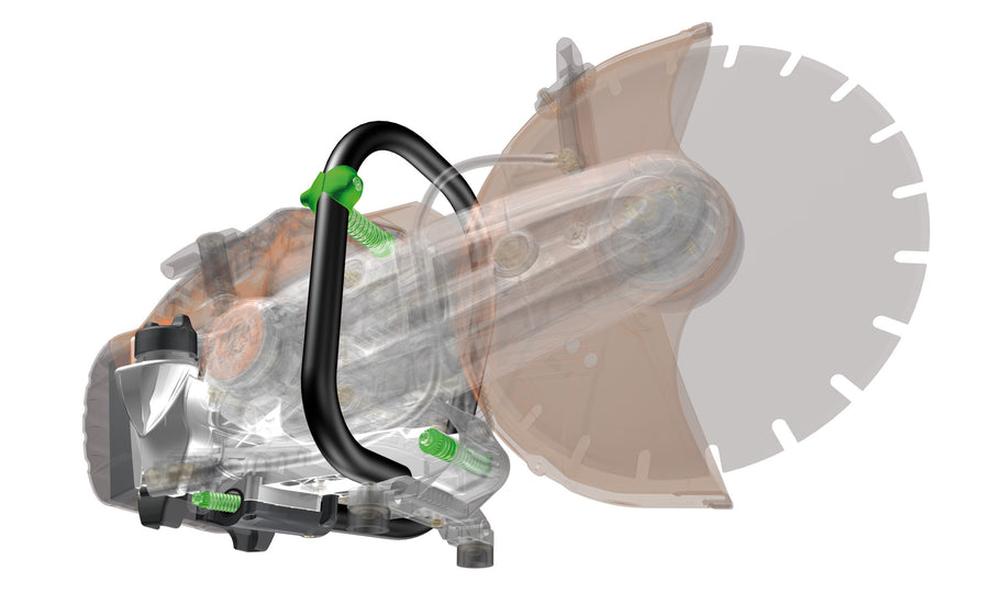 Semi-automatic belt tensioning