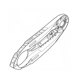 Cast arm for Stihl TS420 disc cutter, compatible with TS410, TS480i, and TS500i, showing detailed design.
