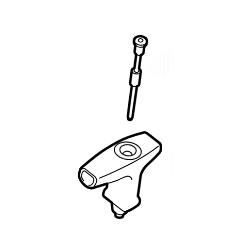 Starter grip for Stihl TS 480i disc cutter, compatible with STIHL genuine parts and replacement parts.