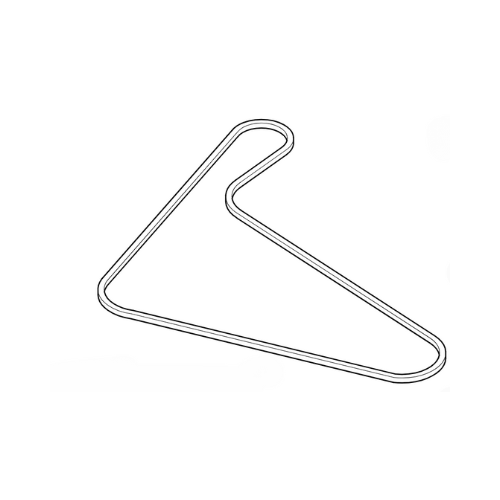 V-Belt for STIHL MT5097.0, MT5097.0 C ride on mowers, OEM No. 6160 704 2100.