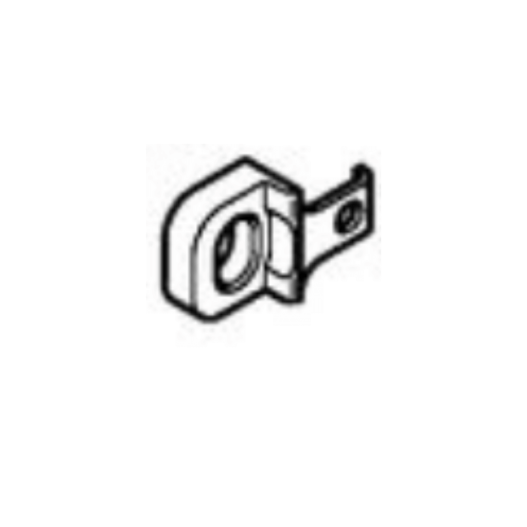 Stop Buffer for Stihl MS200, 020T - Genuine STIHL replacement part for chainsaw maintenance.