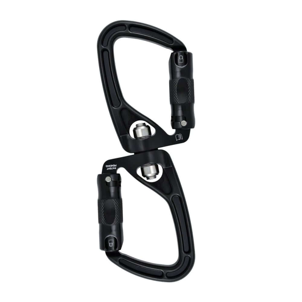 SwivaBiner Auto Lock Carabiner with high-strength design, ideal for tree surgeons and rugged use.