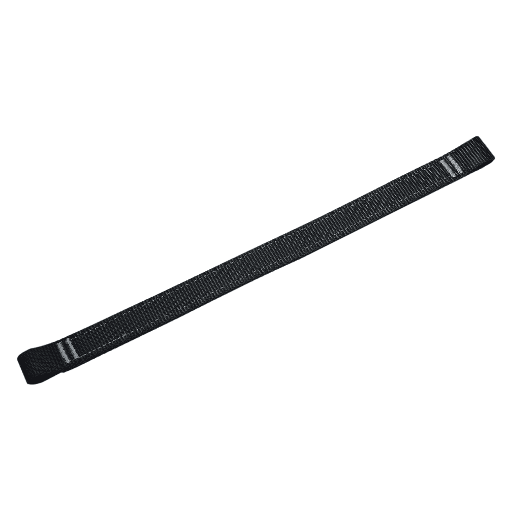 treeMOTION EVO "Webbing" Replacement Bridge for tree surgeons, durable black webbing, versatile for work positioning and rescue.