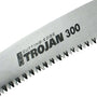 High-quality CEUK Trojan 300 handsaw blade showcasing sharp teeth for tree surgeons and woodworking applications.
