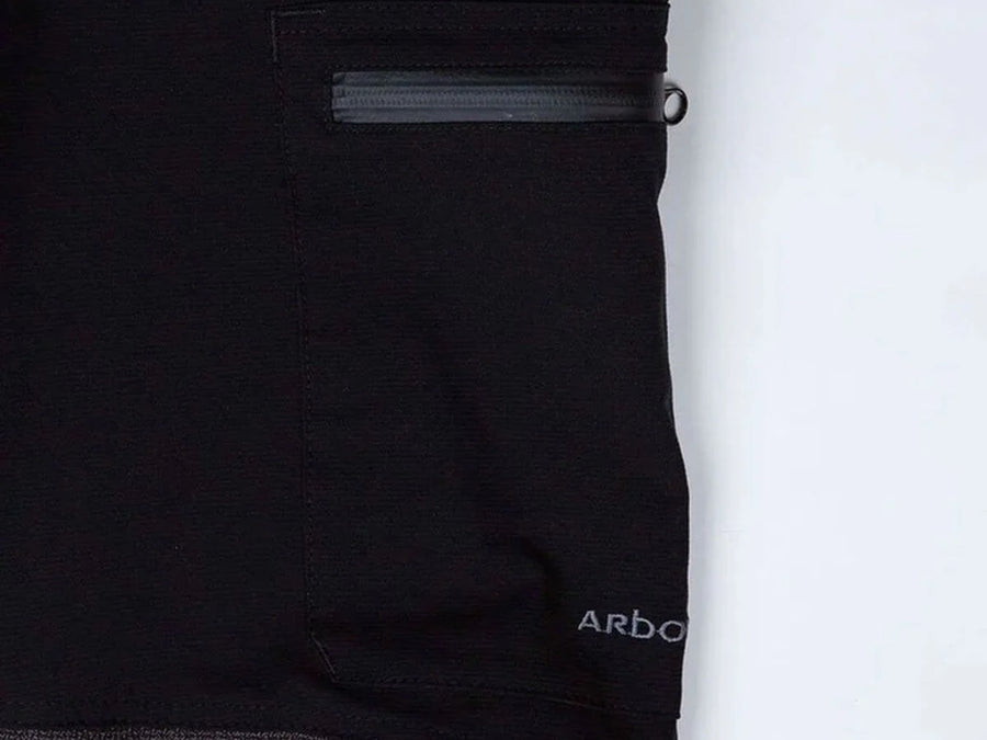 Deep zipped pockets