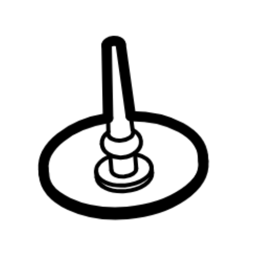 Valve component for STIHL MS200T and MS200 chainsaws, essential for optimal performance.